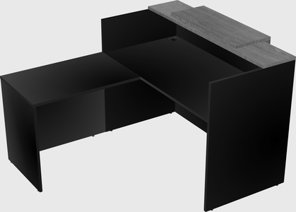 L-shaped modular reception
