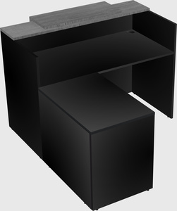 L-shaped modular reception