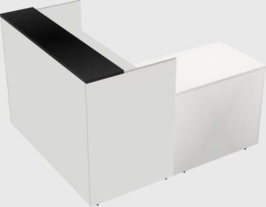 L-shaped modular reception