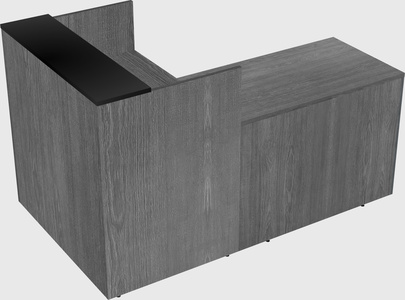 L-shaped modular reception
