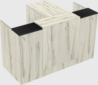 L-shaped modular reception