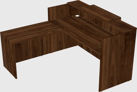 L-shaped modular reception