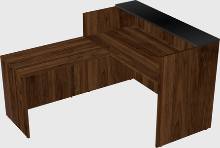 L-shaped modular reception