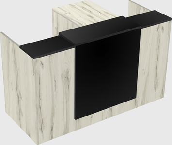 L-shaped modular reception