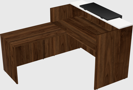 L-shaped modular reception