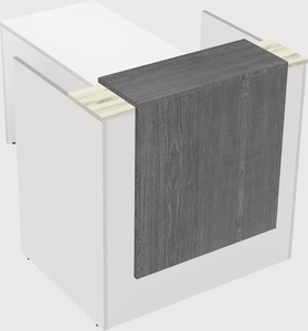 L-shaped modular reception