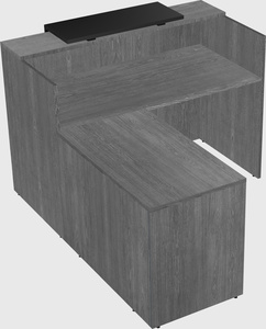 L-shaped modular reception