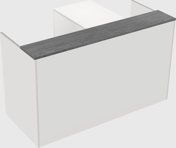 L-shaped modular reception
