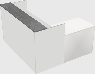 L-shaped modular reception