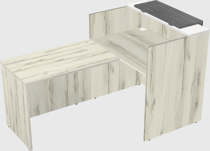 L-shaped modular reception