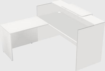 L-shaped modular reception