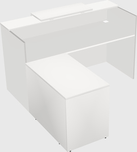 L-shaped modular reception