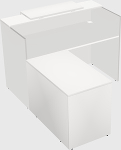 L-shaped modular reception
