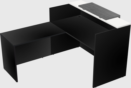 L-shaped modular reception