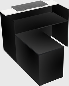 L-shaped modular reception