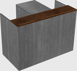 L-shaped modular reception