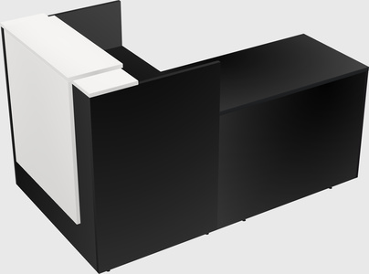 L-shaped modular reception