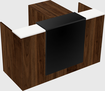 L-shaped modular reception