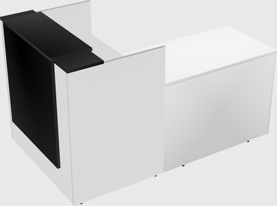 L-shaped modular reception