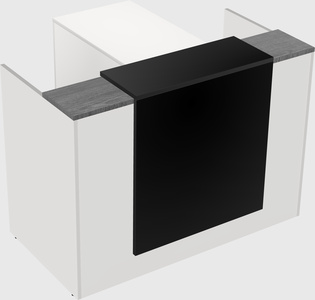 L-shaped modular reception