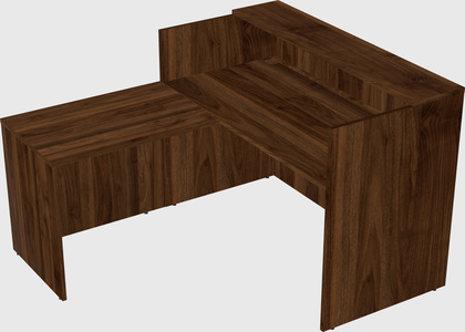 L-shaped modular reception