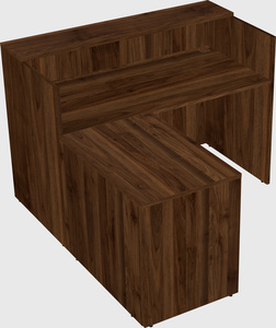L-shaped modular reception