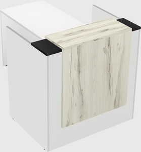 L-shaped modular reception