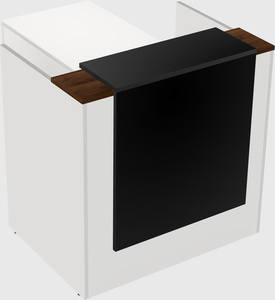 L-shaped modular reception