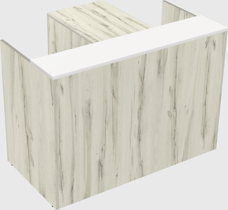 L-shaped modular reception