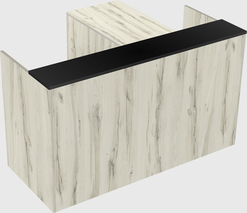 L-shaped modular reception