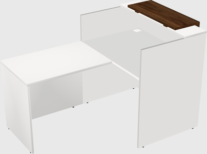 L-shaped modular reception