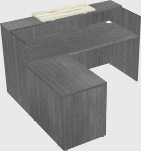 L-shaped modular reception