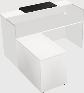 L-shaped modular reception