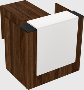 L-shaped modular reception