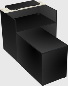 L-shaped modular reception
