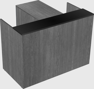 L-shaped modular reception