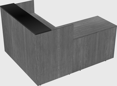 L-shaped modular reception