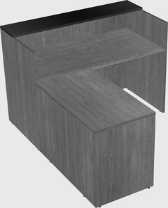 L-shaped modular reception