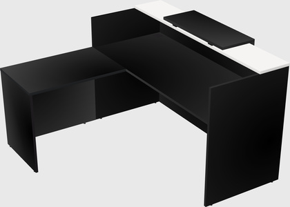 L-shaped modular reception