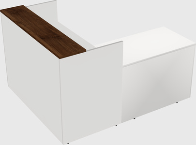 L-shaped modular reception