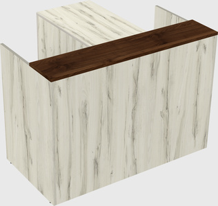 L-shaped modular reception