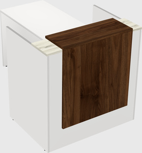 L-shaped modular reception