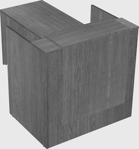 L-shaped modular reception