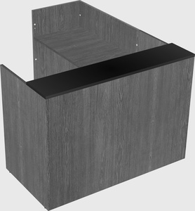 L-shaped modular reception