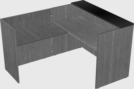 L-shaped modular reception