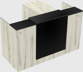 L-shaped modular reception