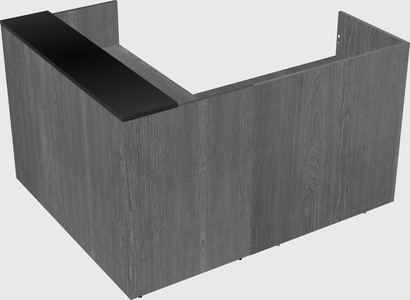 L-shaped modular reception