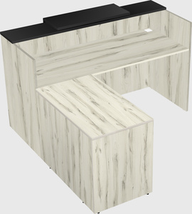 L-shaped modular reception