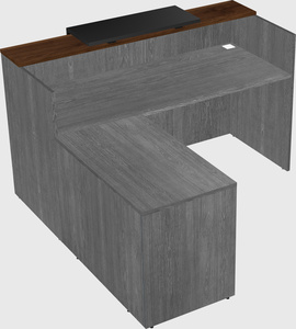 L-shaped modular reception