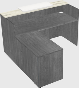 L-shaped modular reception